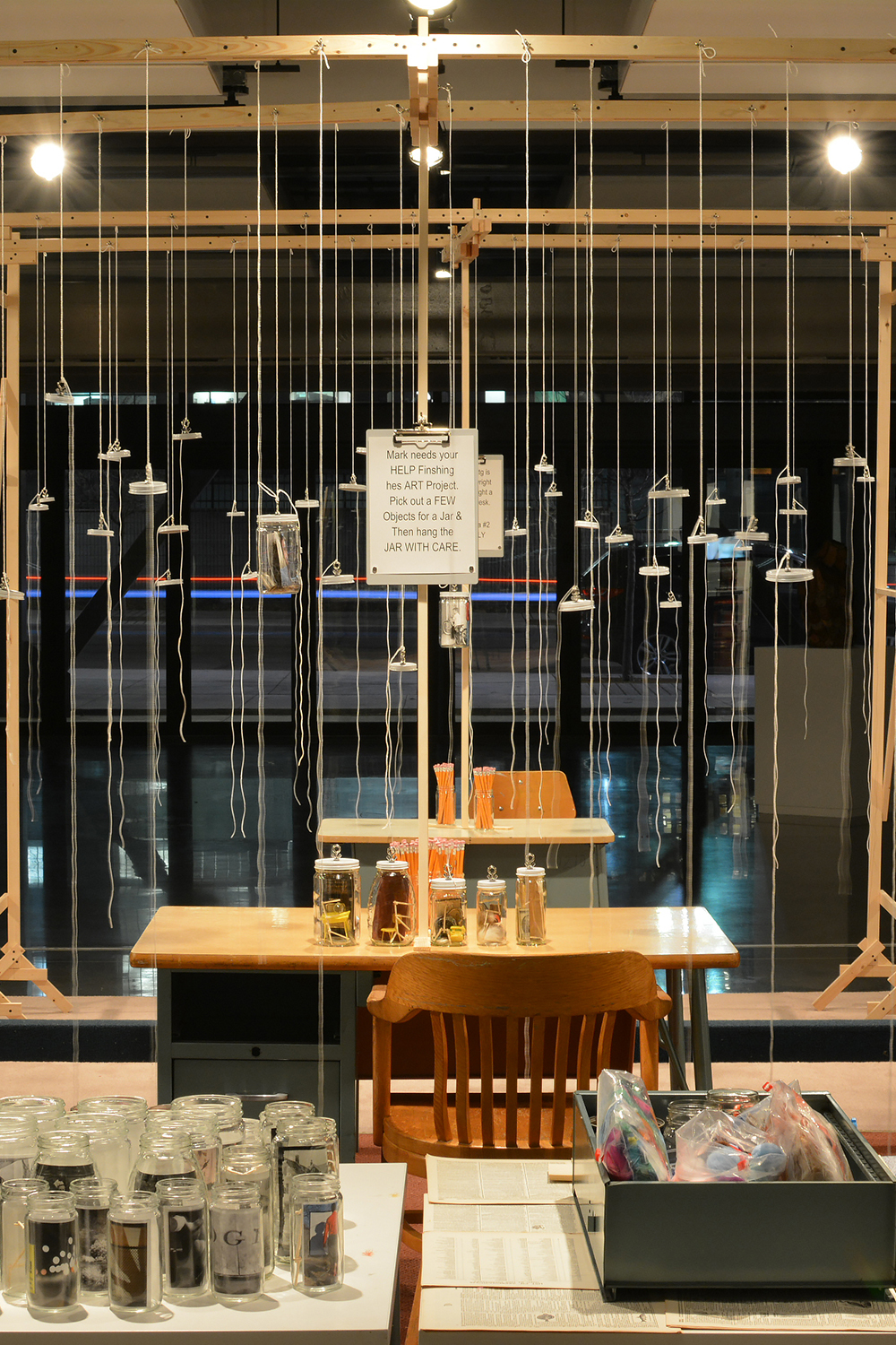 View of the Installation before the Opening Reception.